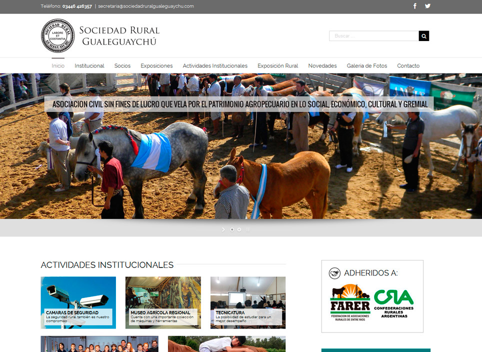 Web Sociedad Rural Gualeguaychú